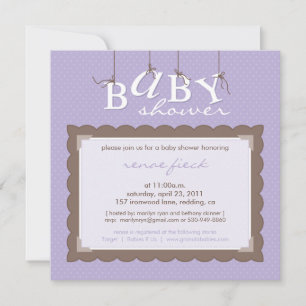 Invitación marilyn ryan :: BABY SHOWER INVITES