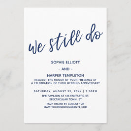 Invitación Marina aún hacemos aniversario de escritura a mano