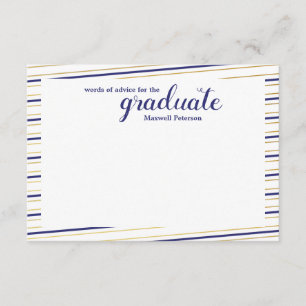 Invitación Marina de guerra moderna y consejo graduado rayado