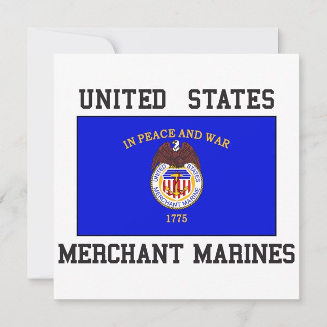 Invitación Marina Mercante de Estados Unidos (Anverso)