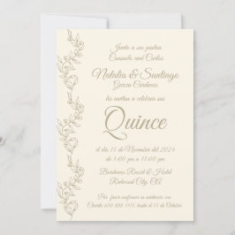 Invitación Mariposa de Quince Skater
