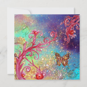 Invitación MARIPOSA EN SPARKLES 2 ,Elegante Fiesta de bodas