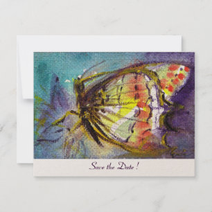 Invitación MARIPOSA MÁGICA , metálico champán