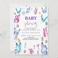 mariposa mauve Little Baby Shower cool