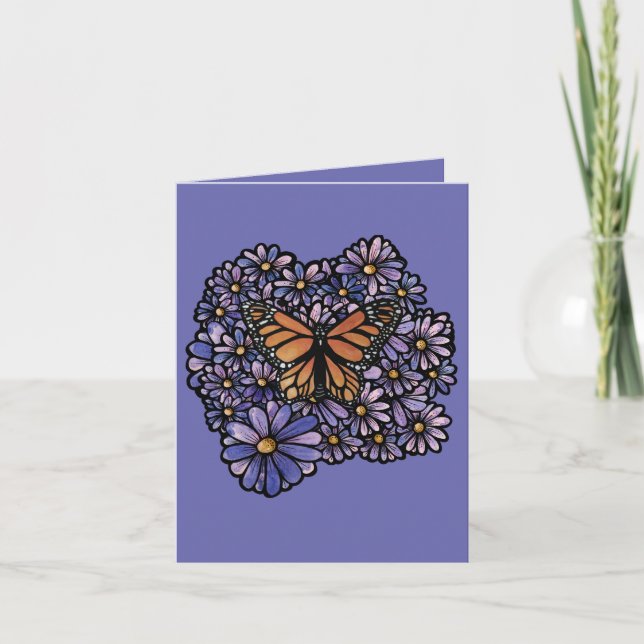 Invitación Mariposa monarca (Anverso)