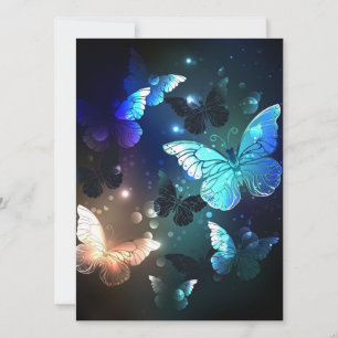 Invitación Mariposa nocturna fluida