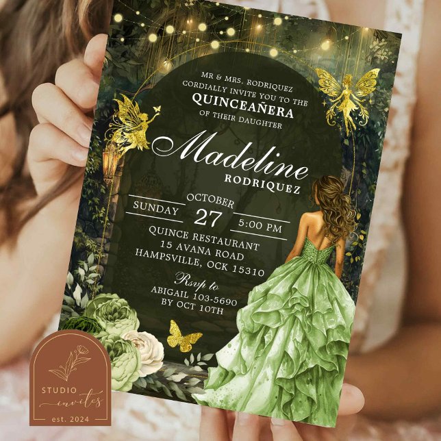 Invitación Mariposa Quinceanera (Subido por el creador)