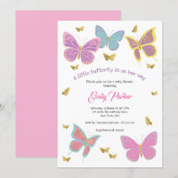 Mariposa, temas de Baby Shower Chica,