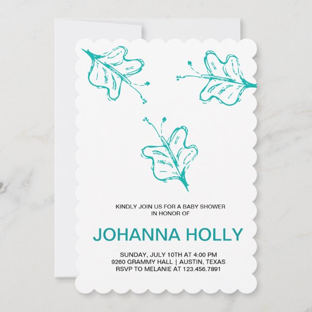Invitación mariposas (Anverso)