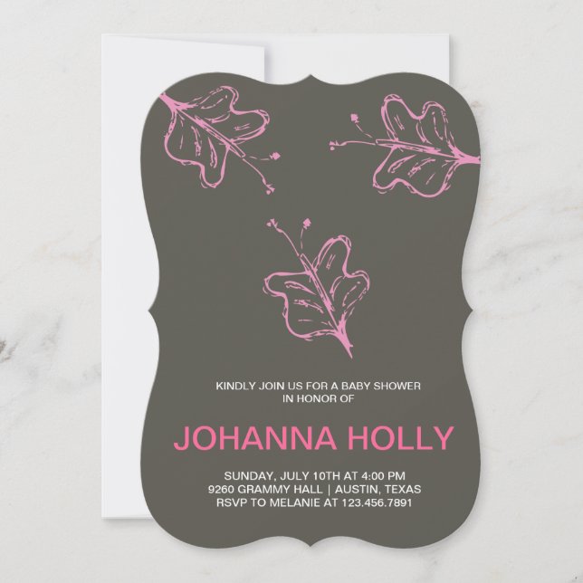 Invitación mariposas (Anverso)