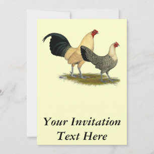 Invitación Mariposas antiguas de crema inglesa