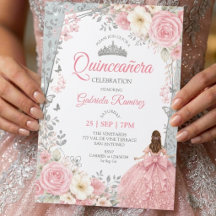 Mariposas de acuarela rosa de quinceañera