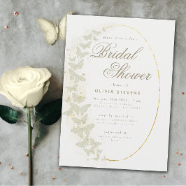 Invitación Mariposas de marfil Marco Boho Ducha Bridal Elegan