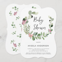 Mariposas en todo el soporte de Baby Shower