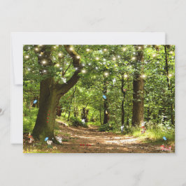 Invitación Mariposas encantadas de Fe Forestal LadyBugs