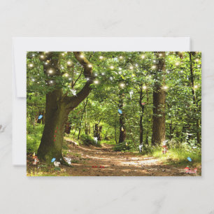 Invitación Mariposas encantadas de Fe Forestal LadyBugs