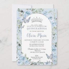 Invitación Mariposas Florales Bebés Quinceañera Foto