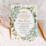 Invitación Mariposas Florales Vintage Green Quinceañera<br><div class="desc">Personalice esta moda vintage sage floral verde Quinceañera / dulce invitación de 16 años fácil y rápidamente. Simplemente haga clic en el botón personalizar para editar los textos, cambiar las fuentes y los colores de las fuentes. Con suaves acuarelas, flores verdes de salvia, mariposas y un espacio dorado recortado para...</div>