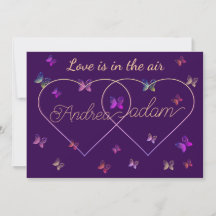 mariposas voladoras modernas corazón