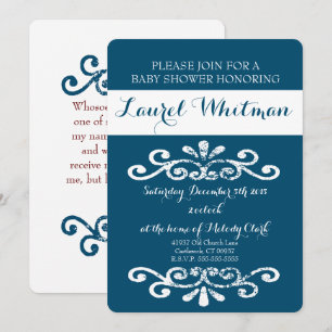 Invitación Mark Baby Shower Invitation