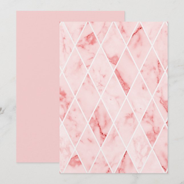 Invitación mármol (Anverso / Reverso)