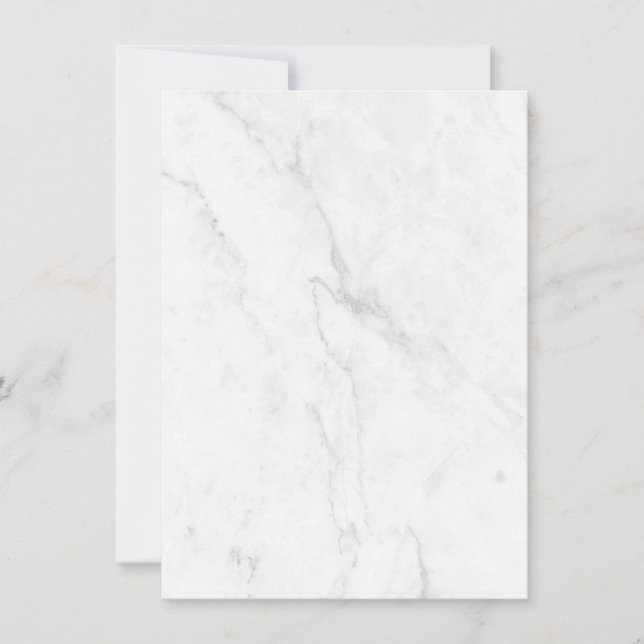 Invitación Mármol Blanco (Anverso)