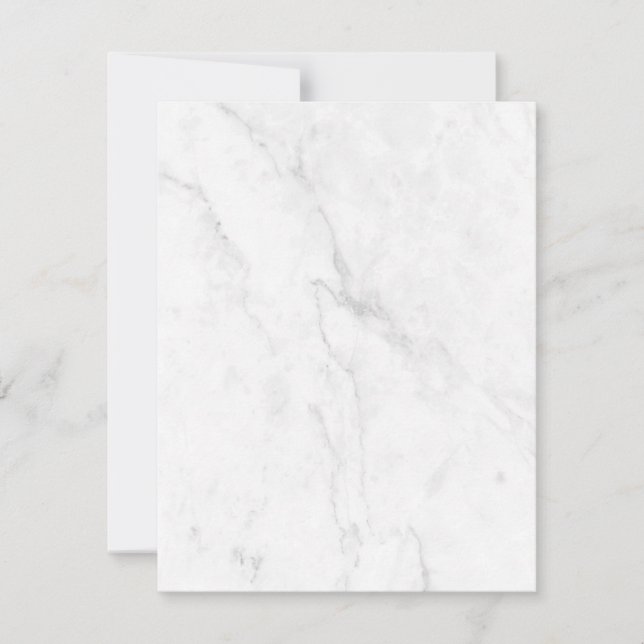 Invitación Mármol Blanco (Anverso)