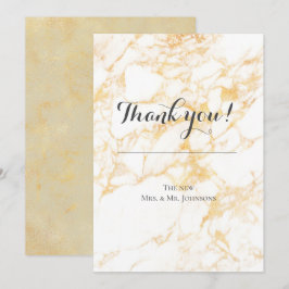 Invitación Mármol blanco y oro