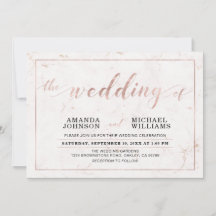 Mármol | Ceremonia de Boda con Tipografía Moderna