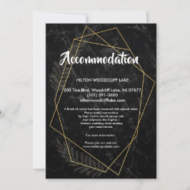 Invitación Mármol Falso Geométrico Acomodamiento Enclosure