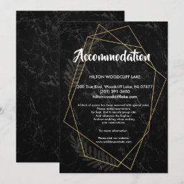 Invitación Mármol Falso Geométrico Acomodamiento Enclosure