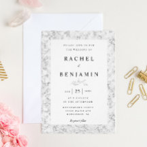 mármol gris elegante boda de moda moderno