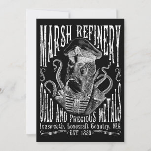 Invitación Marsh Refining Company Innsmouth Lovecraft