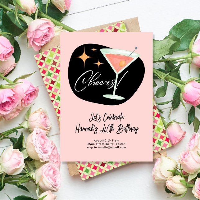 Invitación Martini Birthday (Subido por el creador)