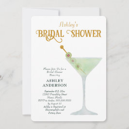 Invitación Martini Bridal Shower Invite, Cocktail Shower