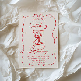 Invitación Martini Martini 30th 50th 40th Birthday