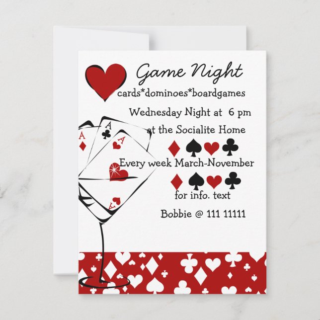 Invitación Martini Suit (Anverso)