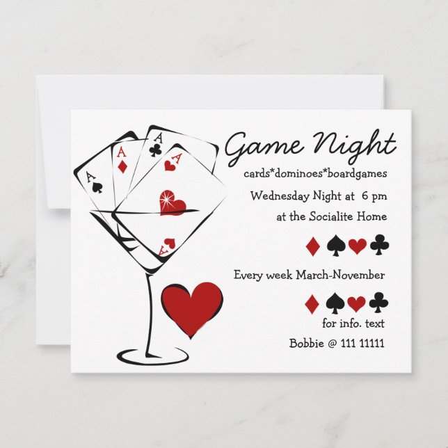 Invitación Martini Suit (Anverso)