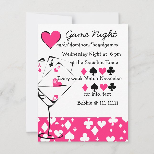 Invitación Martini Suit (Anverso)