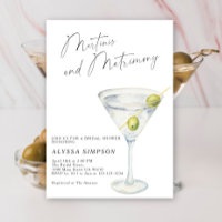 Martinis y Matrimonia Ducha Bridal