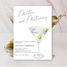 Martinis y Matrimonia Ducha Bridal
