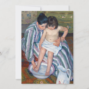 Invitación Mary Cassatt - El baño del niño / El baño