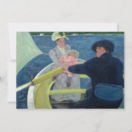 Invitación Mary Cassatt - La Fiesta del barco