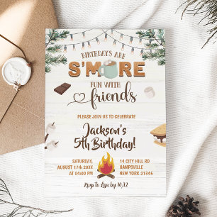 Invitación Más Diversión con Amigos Cumpleaños de Niños Campi