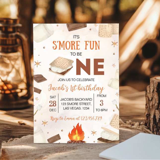 Invitación Más Divertido Es Ser Un Fogata De Menores Cumpleañ (Subido por el creador)