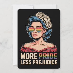 Invitación Más orgullo menos prejuicio al aliado del orgullo 