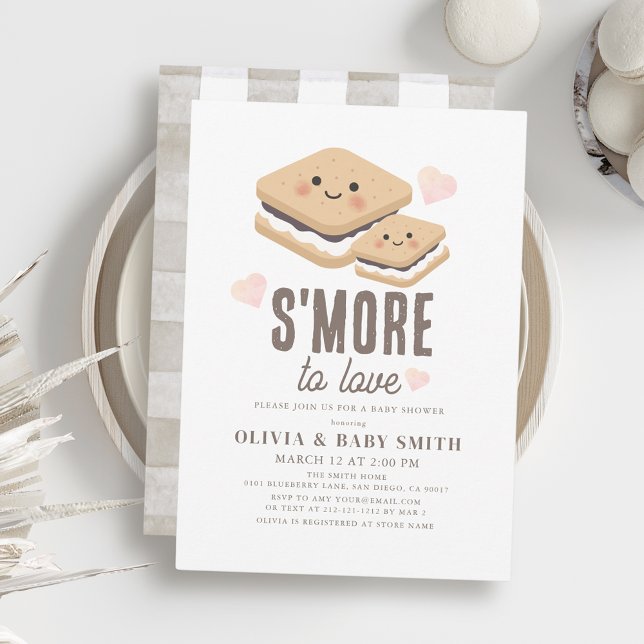 Invitación Más para amar a Kawaii Baby Shower neutral en géne (Subido por el creador)