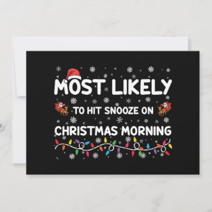 Invitación Más Probable Que Aplaste Snooze En La Mañana De Na