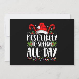 Invitación Más Probable Que Arrase Todo El Día De Navidad Fam