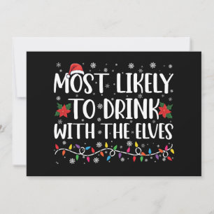 Invitación Más Propenso a Beber Con Los Elfos Bebida Elfa 